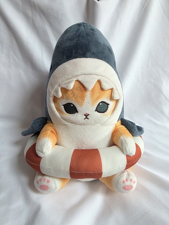 Mofusandcats Other - Mofusand Shark Cat Plush 12" Stuffed Animal Life Preserver Kawaii Cute